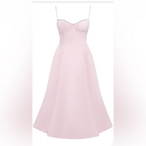 BRAND NEW Blush Pink Skater Dress with Tulle Lining